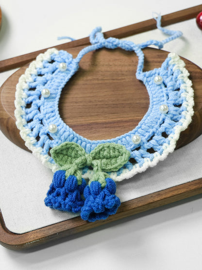 Contrast Lace Bow Pet Scarf – One-Size Neck Accessory for Dogs & Cats – view 12