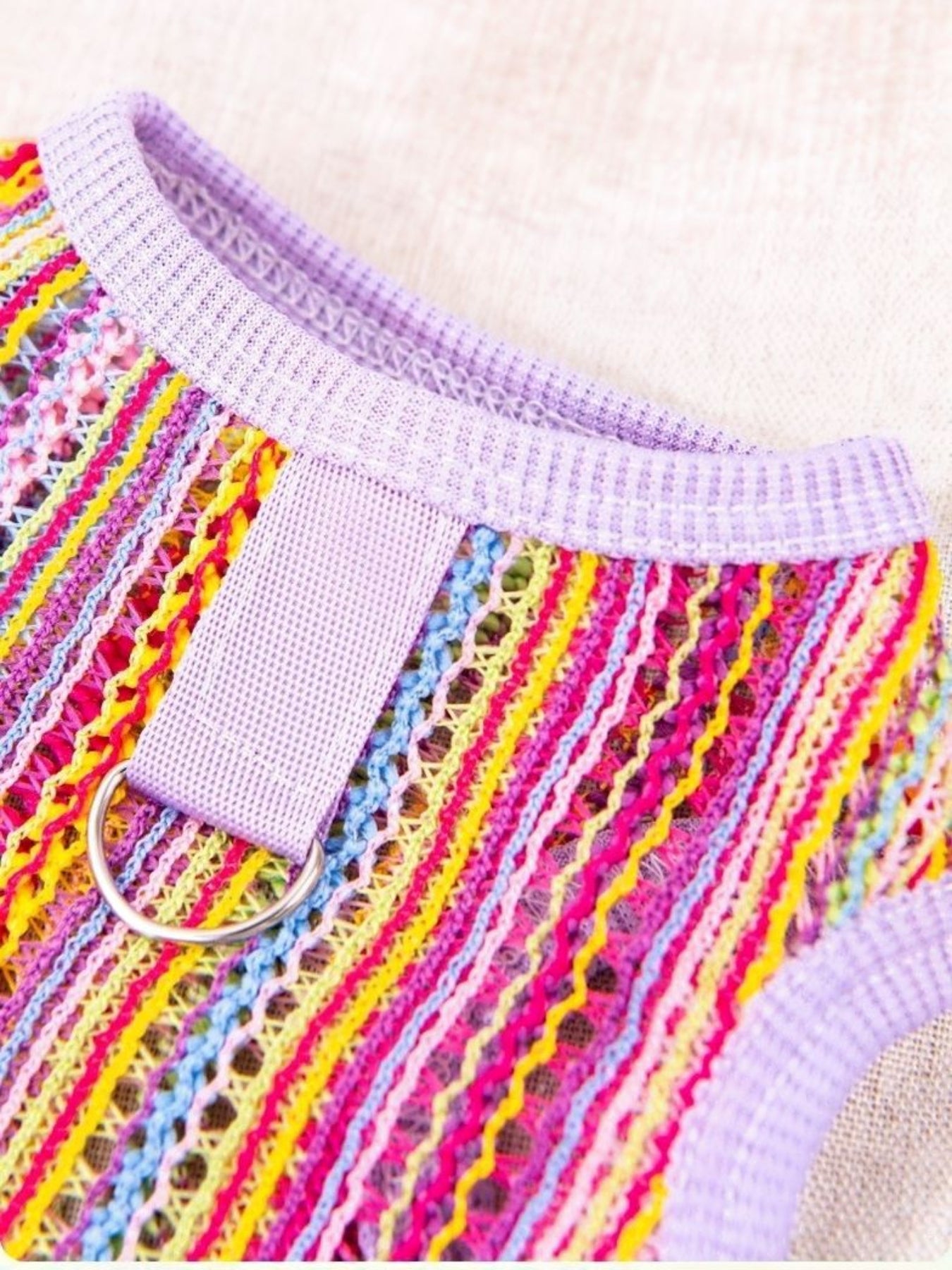 Crochet Knit Breathable Pet Top – Open-Weave Summer Shirt for Dogs & Cats – view 6