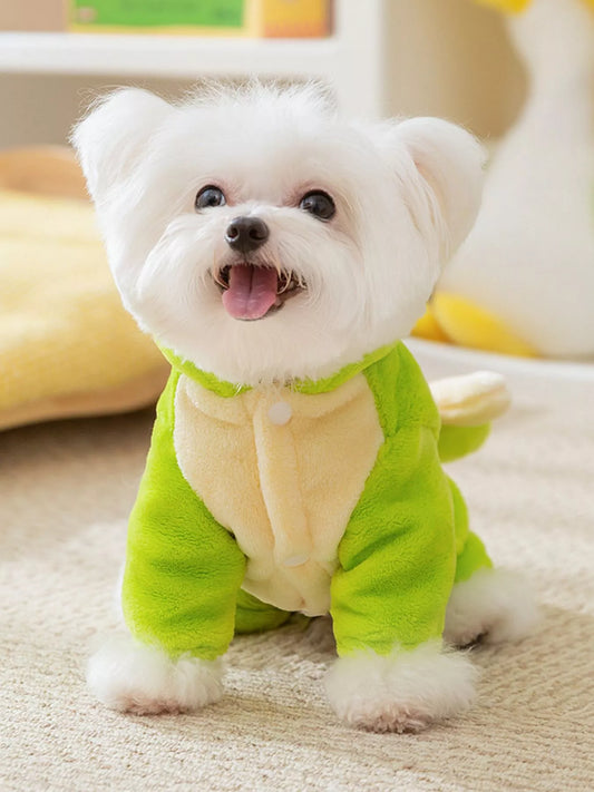 Dinosaur-style pet jumpsuit, one-piece costume outfit for dogs and cats