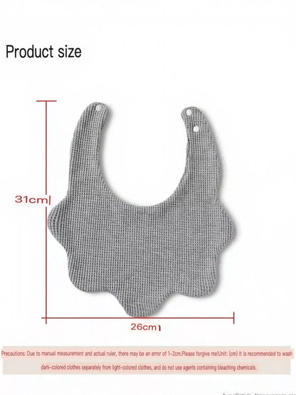 Double-Sided 100% Cotton Pet Drool Bib Bandana – Scalloped Edge Absorbent Bandana for Dogs & Cats – view 4