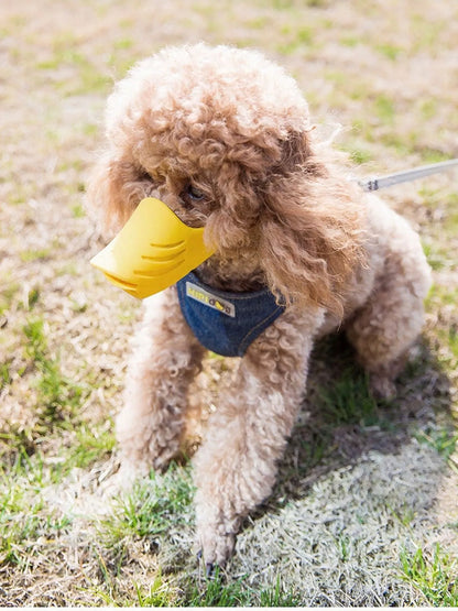 Duck-Bill Silicone Dog Muzzle – Soft Breathable Safety Muzzle for Dogs – view 2