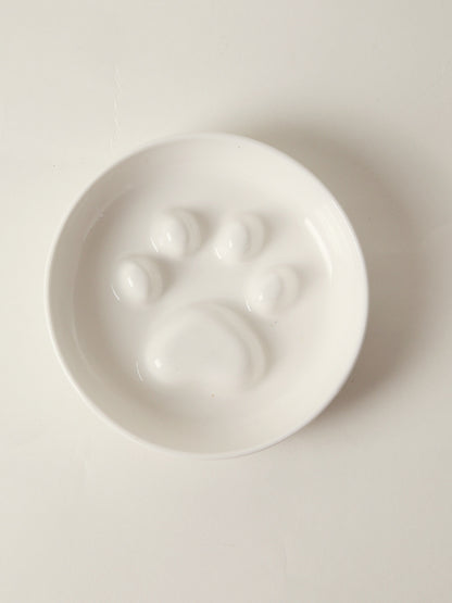 Elevated Plastic Slow Feeder Pet Bowl – view 10