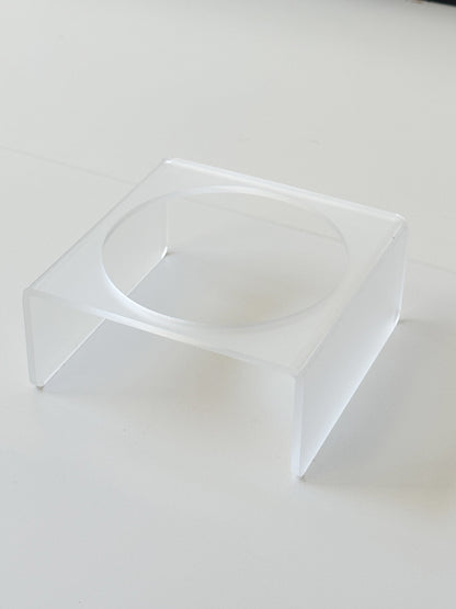 Elevated Plastic Slow Feeder Pet Bowl – view 4