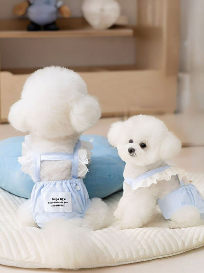 Female Dog Menstrual Sanitary Pants – Reusable Heat Cycle Underwear for Dogs – view 3