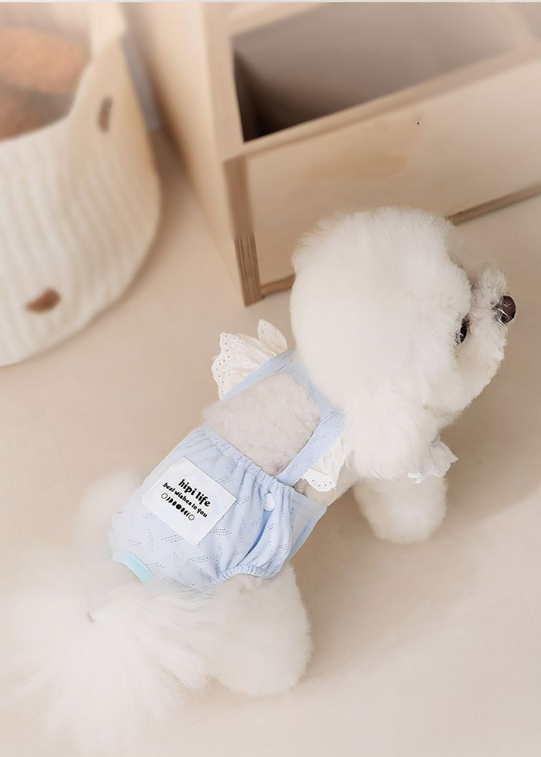 Female Dog Menstrual Sanitary Pants – Reusable Heat Cycle Underwear for Dogs – view 4