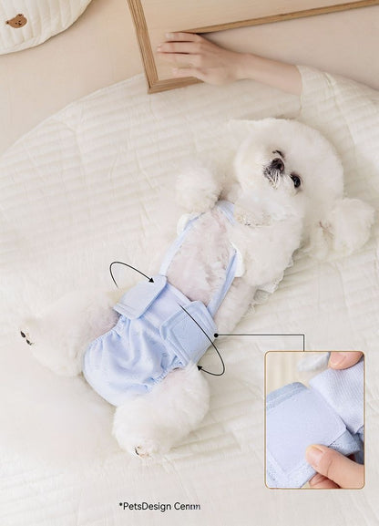 Female Dog Menstrual Sanitary Pants – Reusable Heat Cycle Underwear for Dogs – view 7