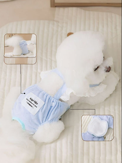 Female Dog Menstrual Sanitary Pants – Reusable Heat Cycle Underwear for Dogs – view 8