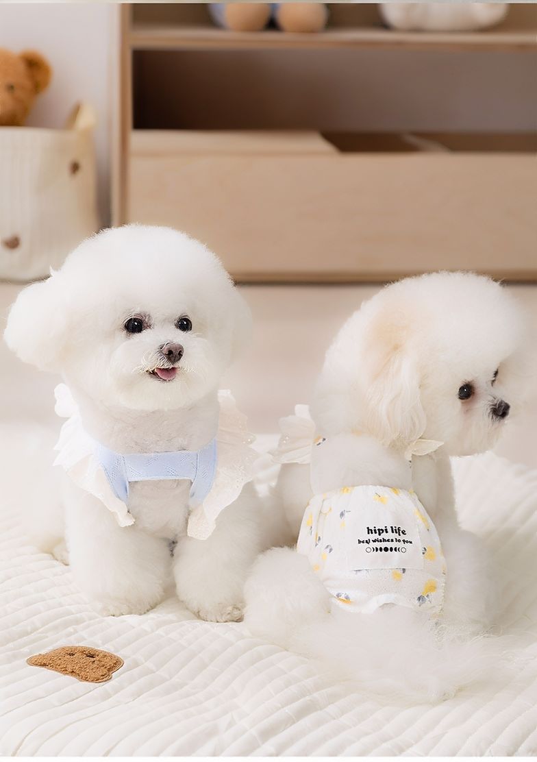 Reusable female dog menstrual sanitary pants, heat cycle underwear for dogs