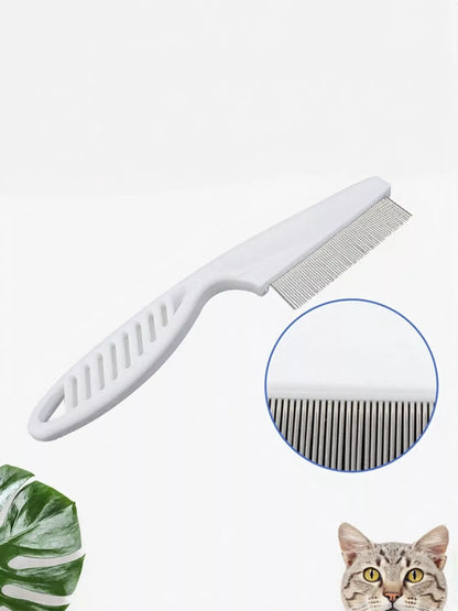 Fine Tooth Steel Pet Hair Remover Comb – Deshedding Grooming Comb for Dogs & Cats – view 4