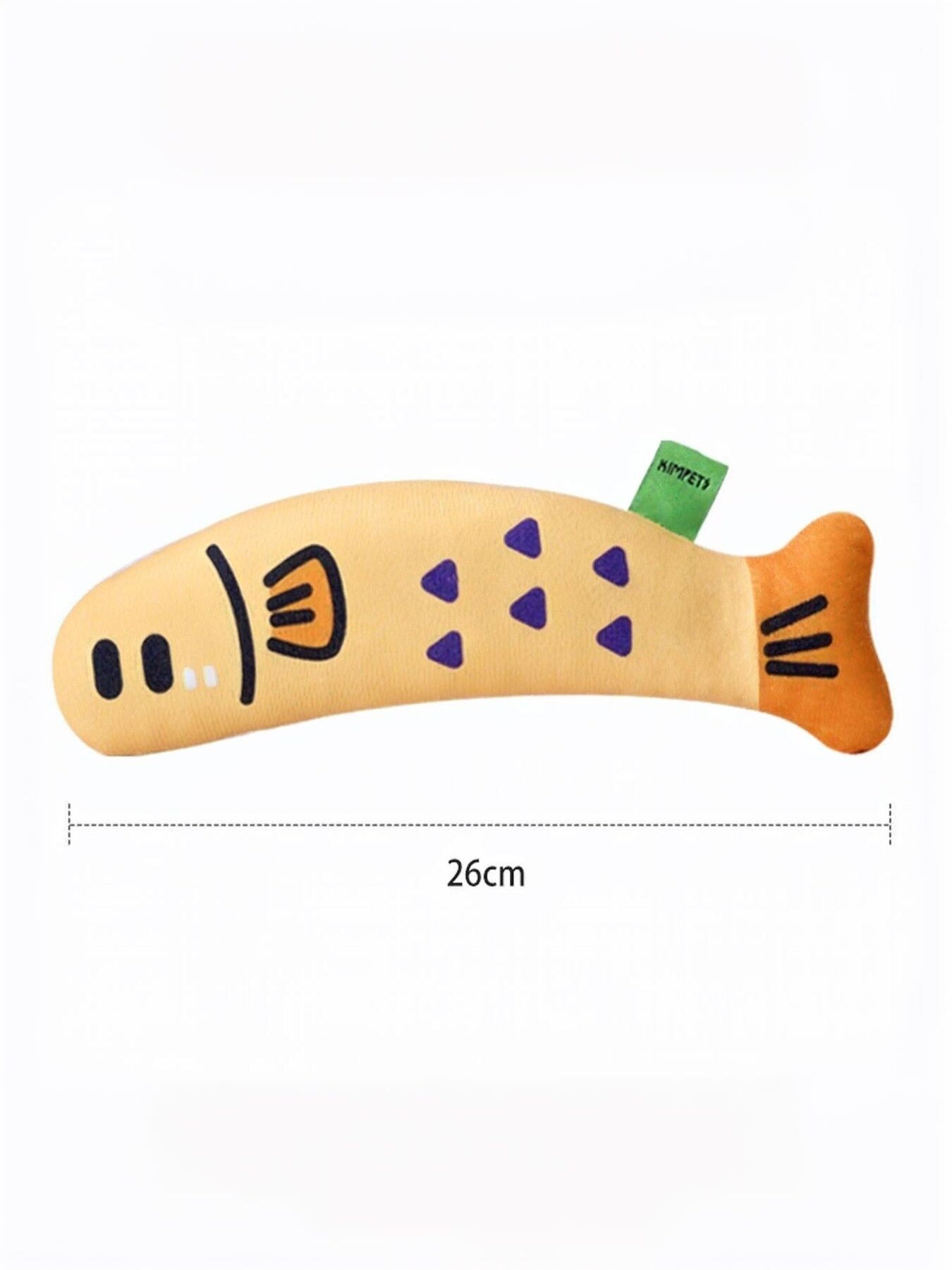 Fish Design Polyester Pet Plush Toy – Soft Stuffed Toy for Cats & Dogs – view 5
