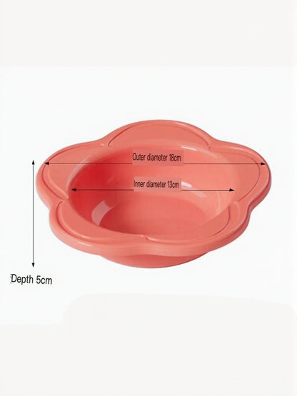 Flower Shape ABS Pet Bowl – Decorative Food & Water Bowl for Dogs & Cats – view 4