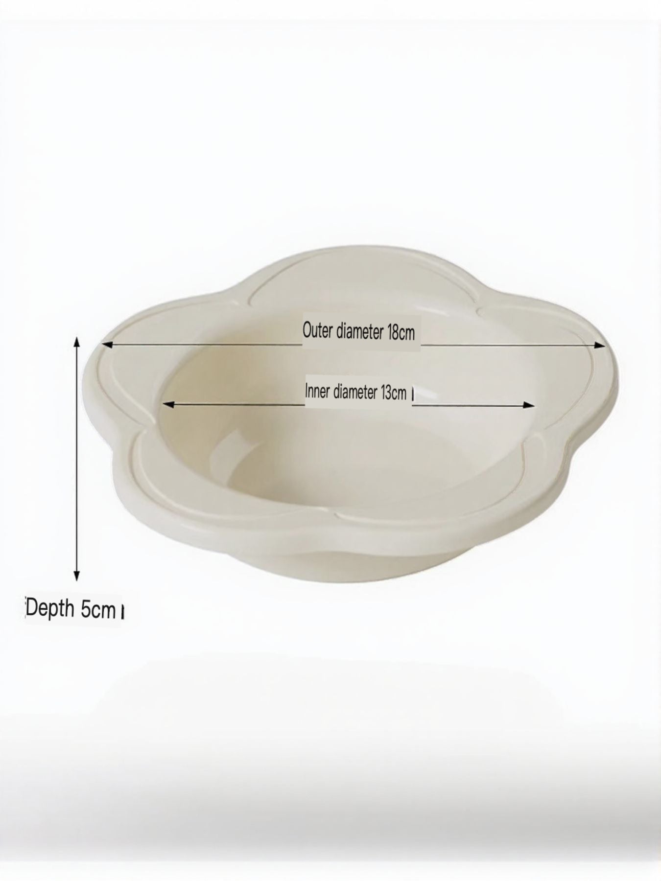 Flower Shape ABS Pet Bowl – Decorative Food & Water Bowl for Dogs & Cats – view 6