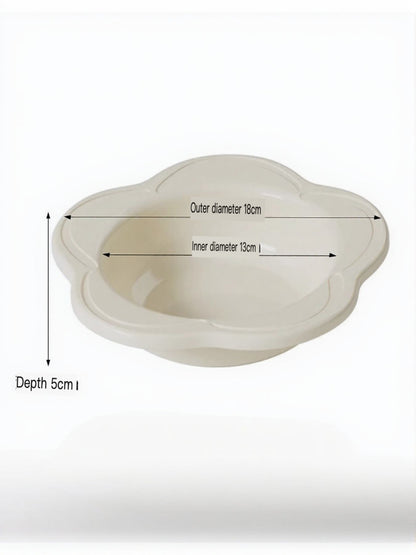 Flower Shape ABS Pet Bowl – Decorative Food & Water Bowl for Dogs & Cats – view 6
