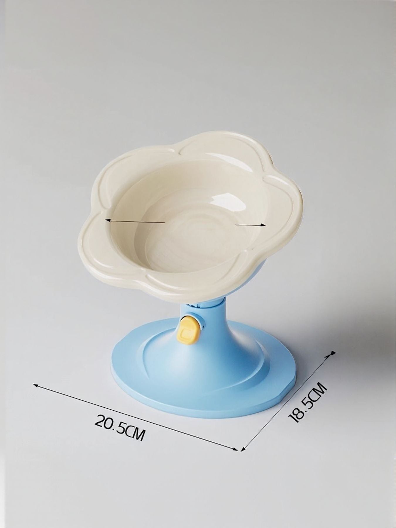 Flower-Shaped Ceramic Pet Bowl – view 4