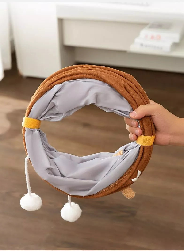 Foldable Polyester Cat Tunnel Toy – Collapsible Pop-Up Play Tunnel for Cats – view 4
