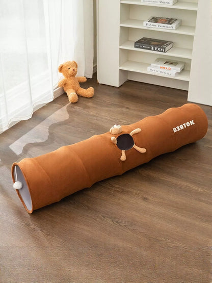 Foldable Polyester Cat Tunnel Toy – Collapsible Pop-Up Play Tunnel for Cats – view 5