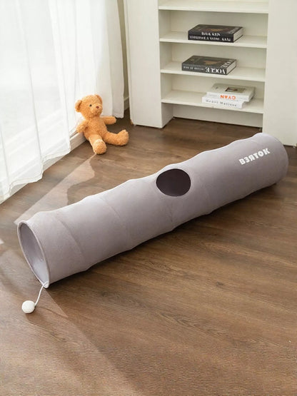 Foldable Polyester Cat Tunnel Toy – Collapsible Pop-Up Play Tunnel for Cats – view 7