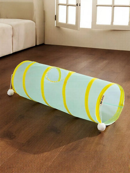 Foldable Polyester Cat Tunnel Toy – Collapsible Pop-Up Play Tunnel for Cats – view 8