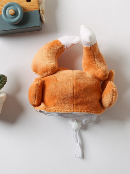 Funny Turkey Leg Pet Headwear – Novelty Holiday Hat for Dogs & Cats – view 2