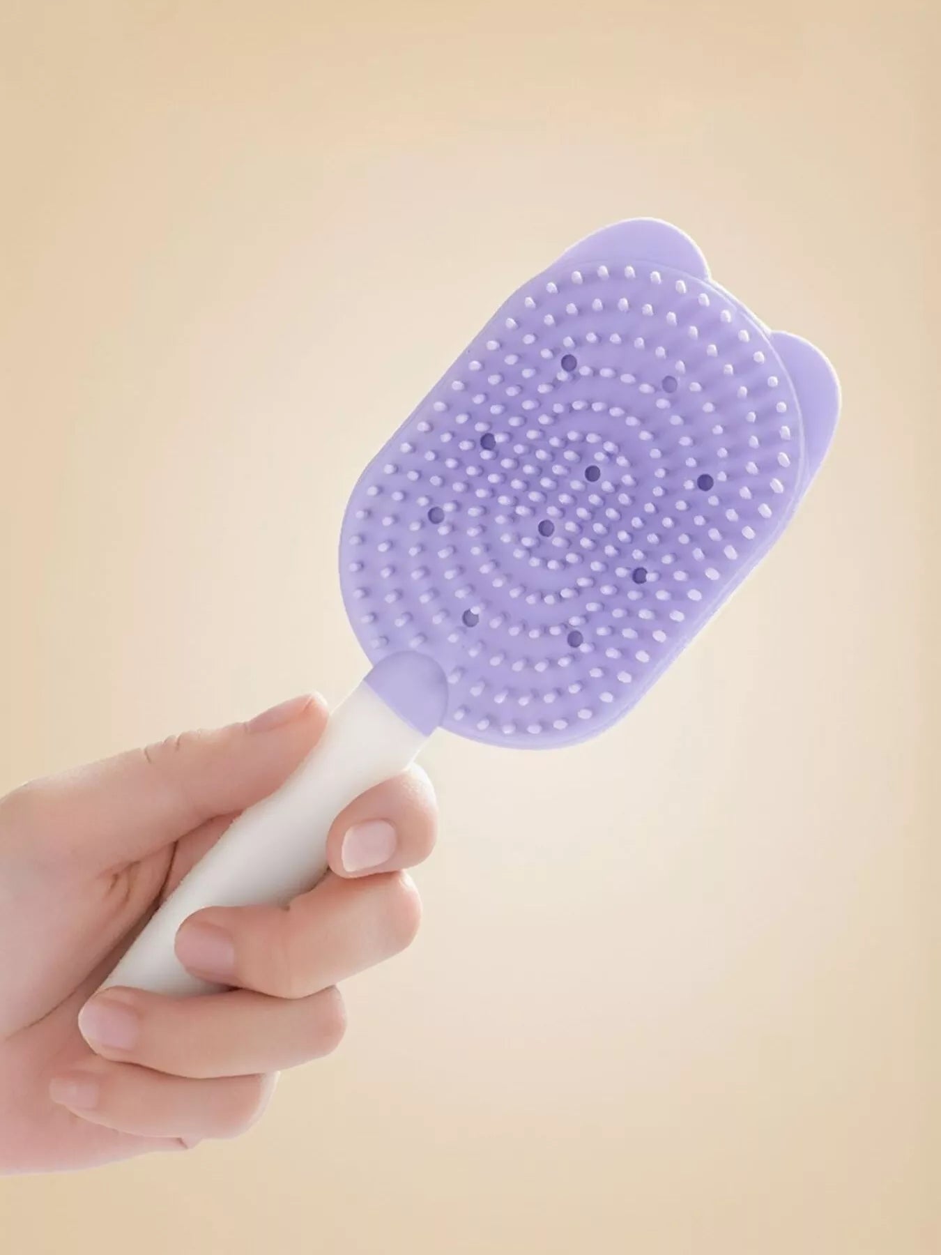 Gentle Silicone Pet Hair Remover Brush – ABS Grooming Brush for Dogs & Cats – view 5