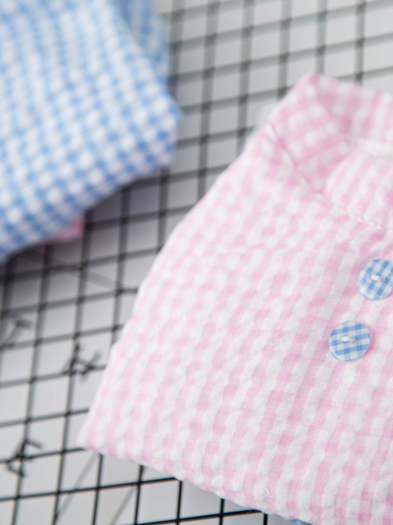 Gingham Ruffle Lace Pet Dress – Vintage-Inspired Dog & Cat Summer Dress – view 9