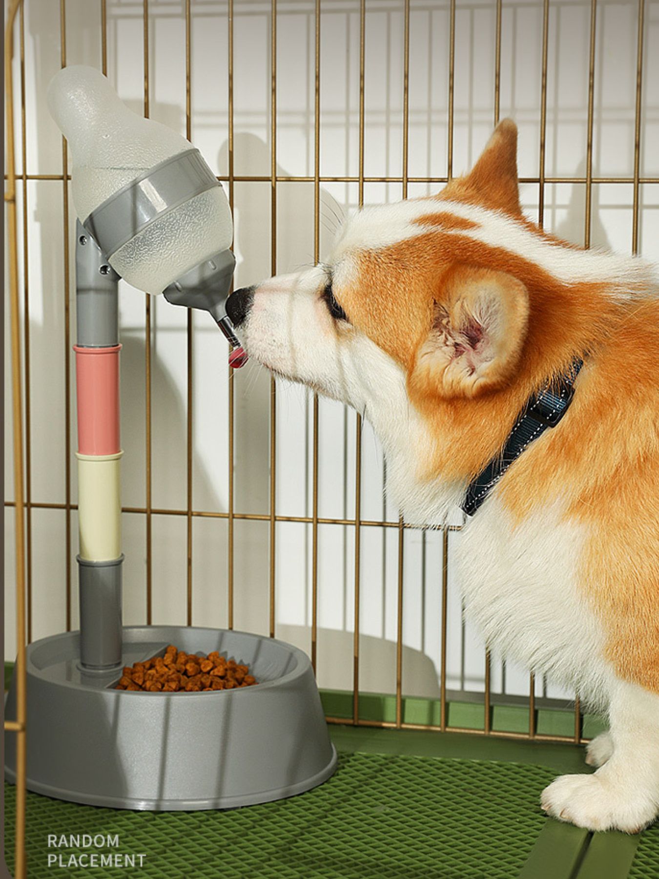 Gravity-Fed Automatic Water Dispenser Pet Bowl – view 7