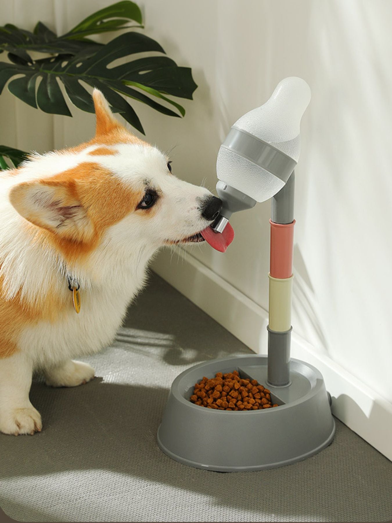 Gravity-Fed Automatic Water Dispenser Pet Bowl – view 8