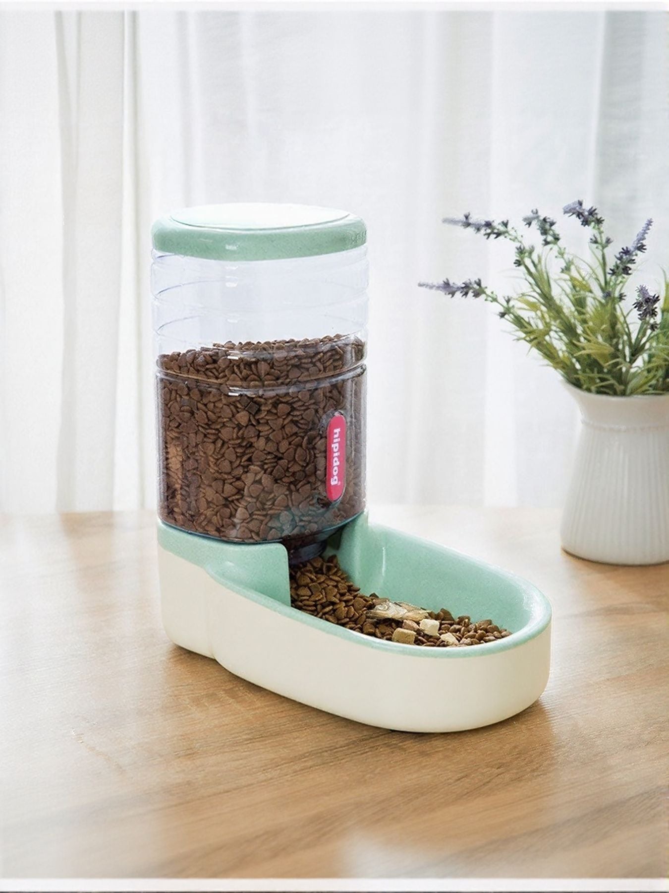Gravity-Fed Pet Food and Water Dispenser Set – view 14