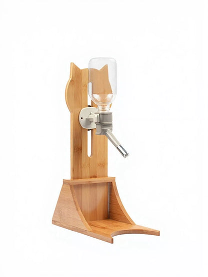 Gravity-Fed Wooden Pet Water Dispenser – view 6
