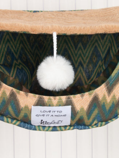 Hanging Cat Hammock Cooling Bed – Polyester Window or Cage Mount Bed for Cats – view 2