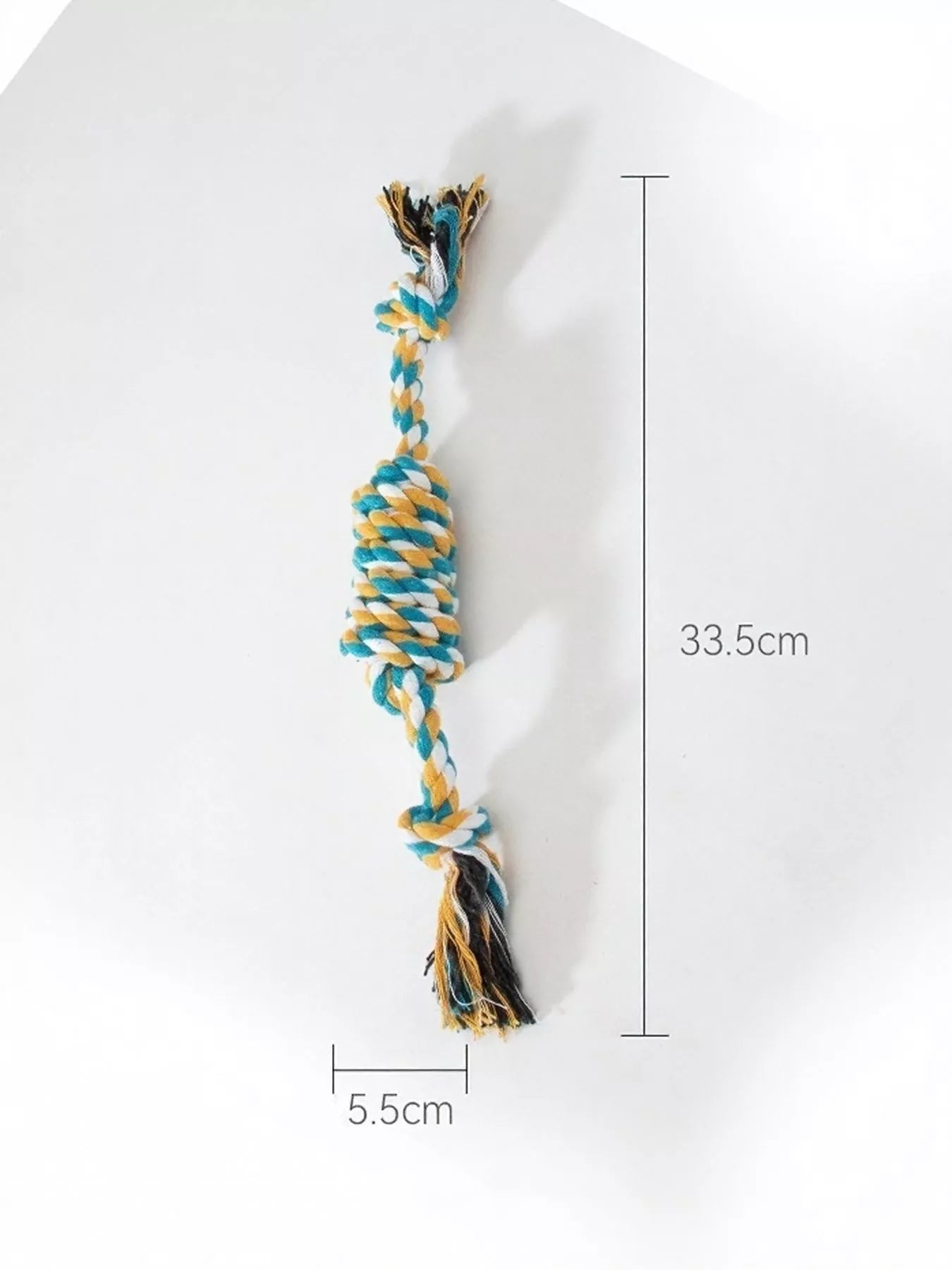 Interactive Cotton Rope Knot Pet Toy – Durable Tug & Chew Toy for Dogs & Cats – view 11