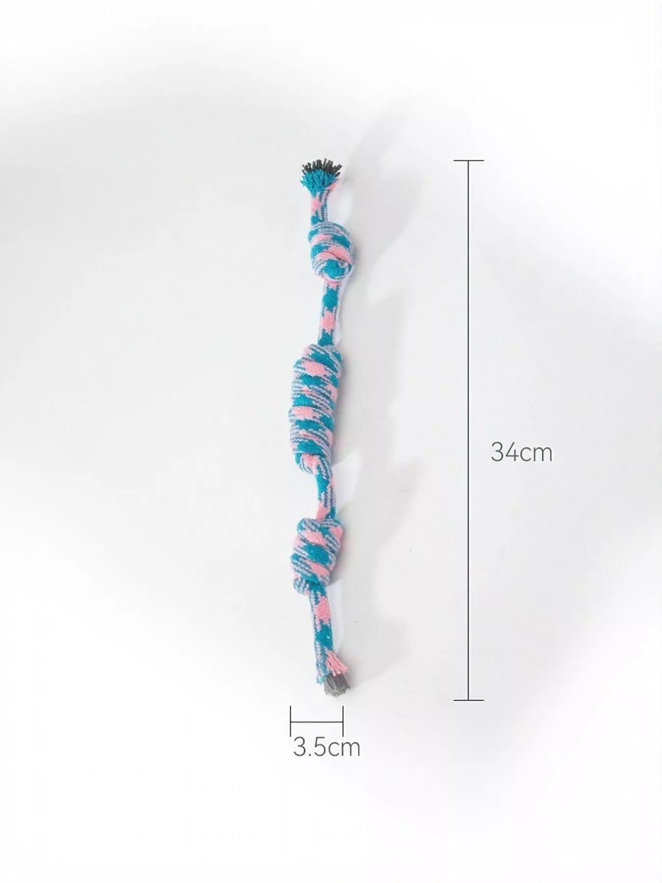 Interactive Cotton Rope Knot Pet Toy – Durable Tug & Chew Toy for Dogs & Cats – view 12