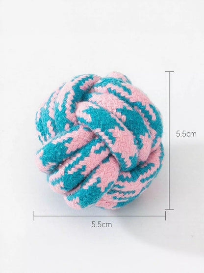 Interactive Cotton Rope Knot Pet Toy – Durable Tug & Chew Toy for Dogs & Cats – view 13
