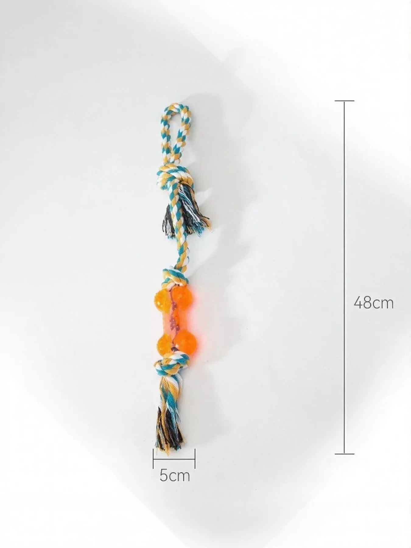 Interactive Cotton Rope Knot Pet Toy – Durable Tug & Chew Toy for Dogs & Cats – view 6