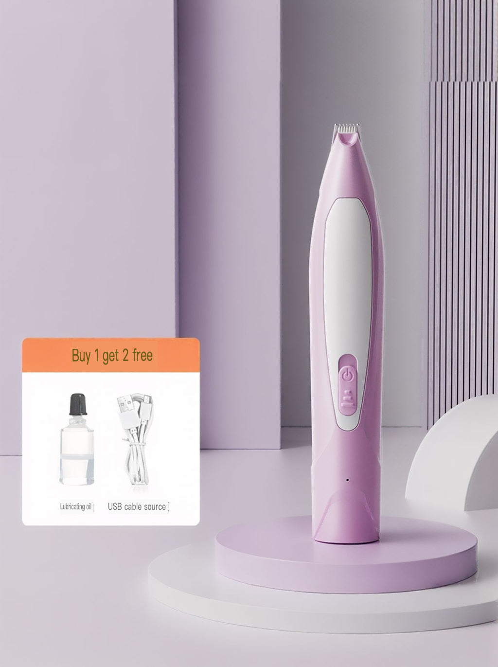 LED Rechargeable Low Noise Pet Paw Trimmer – view 6