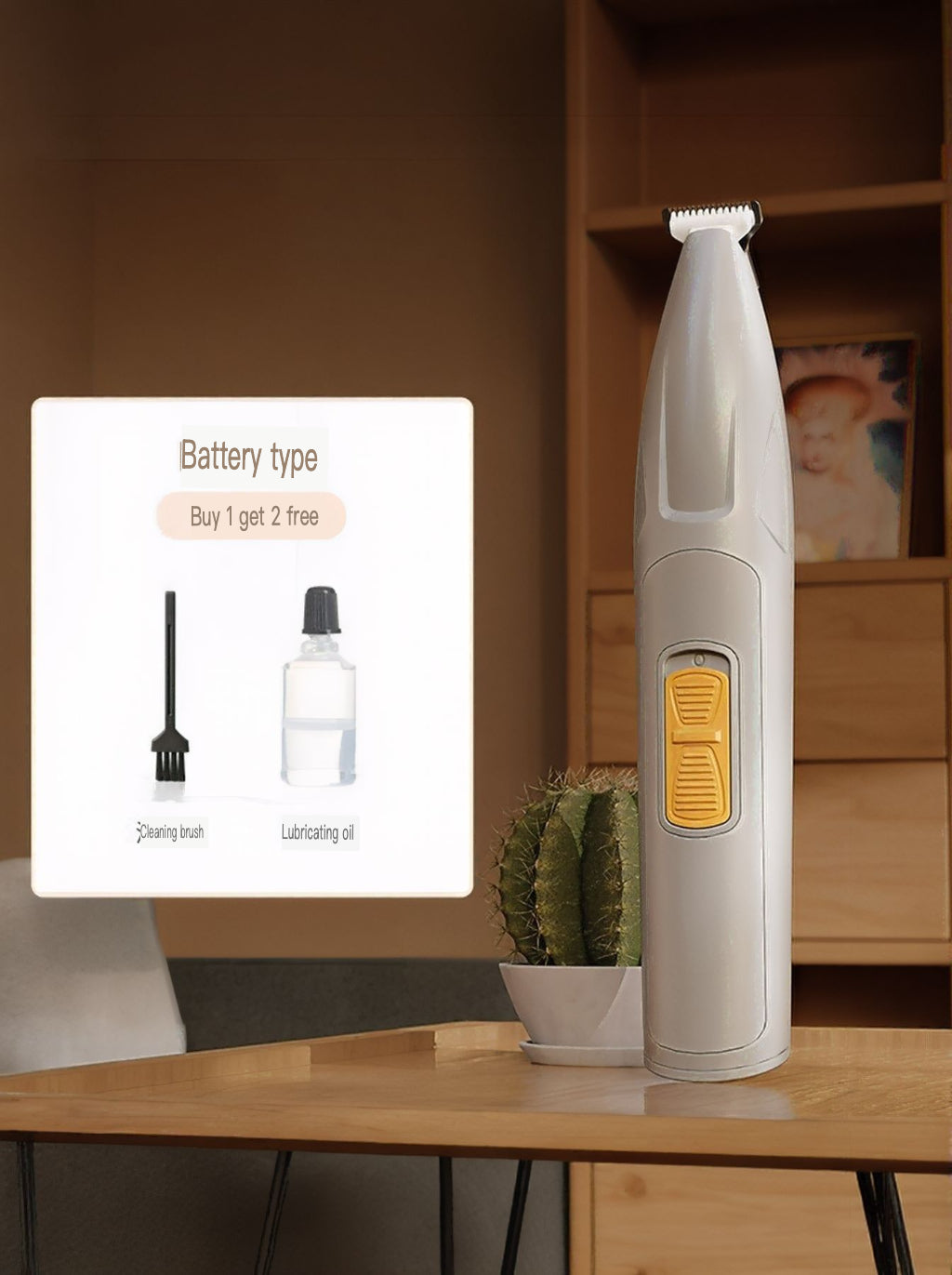 LED Rechargeable Low Noise Pet Paw Trimmer – view 8