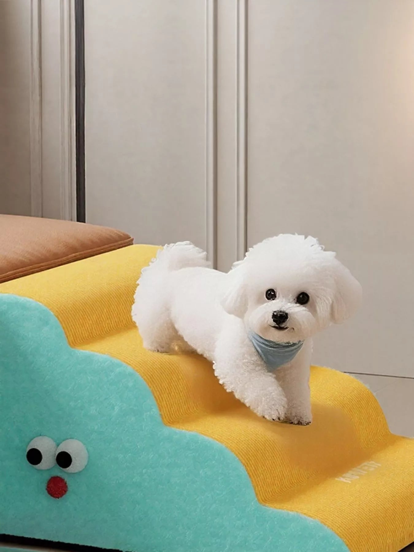 Lightweight Polyester Foldable Pet Stairs – view 3
