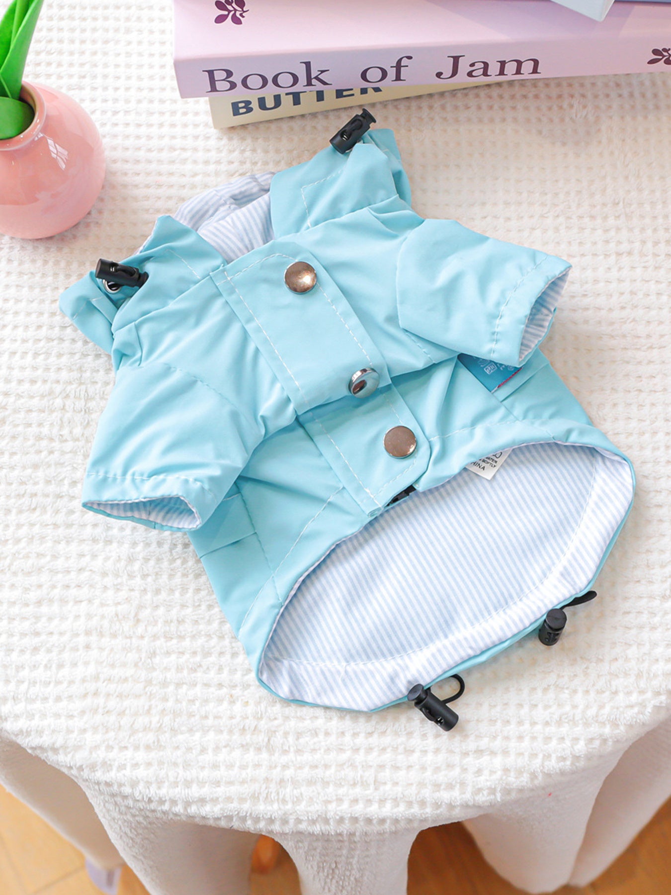 Lightweight Waterproof Pet Raincoat – Hooded Rain Jacket for Dogs & Cats – view 13