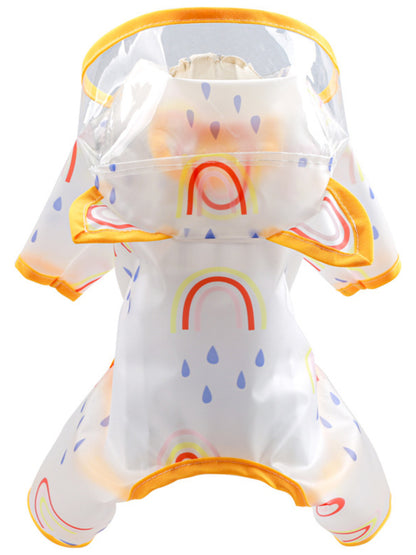 Lightweight Waterproof Pet Raincoat – Hooded Rain Jacket for Dogs & Cats – view 6