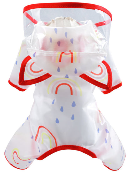 Lightweight Waterproof Pet Raincoat – Hooded Rain Jacket for Dogs & Cats – view 8