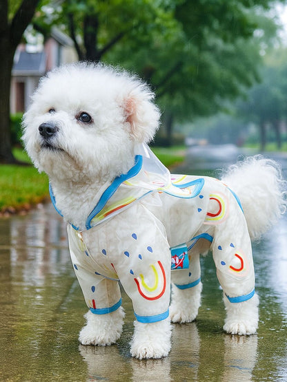 Lightweight Waterproof Pet Raincoat – Hooded Rain Jacket for Dogs & Cats – view 9
