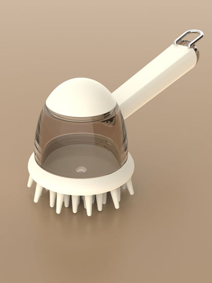 Liquid Dispensing Pet Bath Brush – view 2