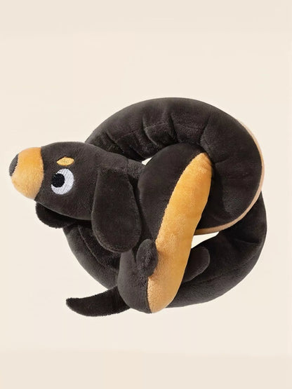 Long Animal Design Squeaky Polyester Pet Plush Toy – Soft Stuffed Toy for Dogs & Cats – view 2