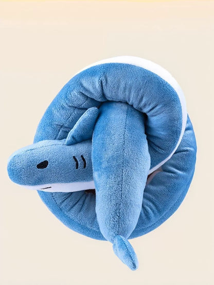 Long Animal Design Squeaky Polyester Pet Plush Toy – Soft Stuffed Toy for Dogs & Cats – view 6