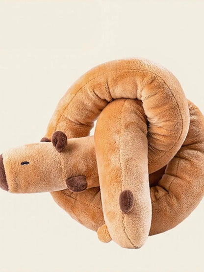 Long Animal Design Squeaky Polyester Pet Plush Toy – Soft Stuffed Toy for Dogs & Cats – view 7