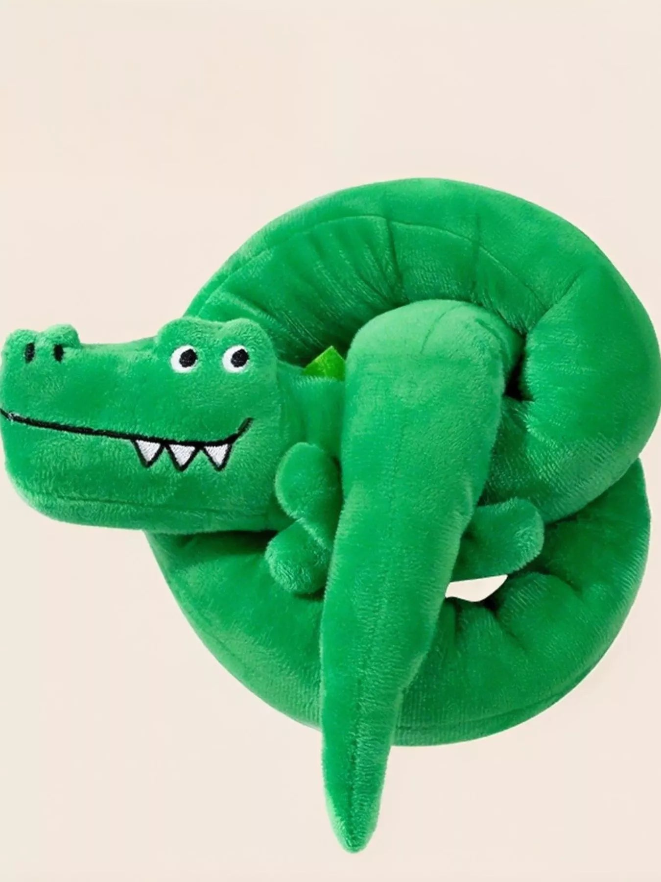 Long Animal Design Squeaky Polyester Pet Plush Toy – Soft Stuffed Toy for Dogs & Cats – view 8