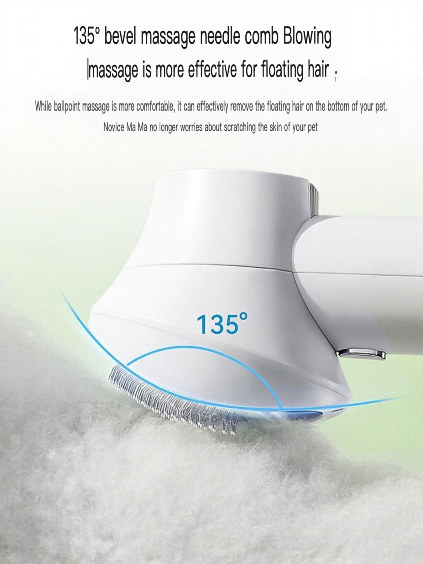 Low Noise Electric Pet Hair Dryer with Grooming Comb – view 6