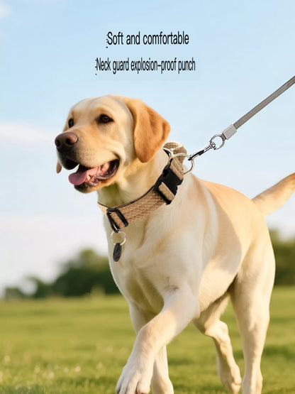 Neck guard safety pet collar, secure anti-escape collar for large dogs