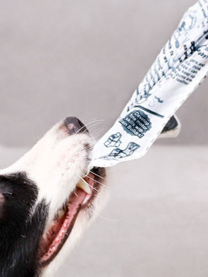 Newspaper Style Squeaky Polyester Pet Sound Toy – Crinkle Toy for Dogs & Cats – view 3
