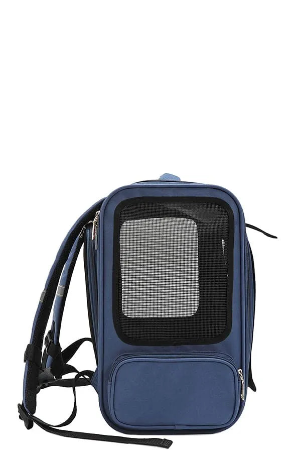 Nicole Lee USA Expandable Pet Carrier Backpack – Large Polyester Dog Breed Print Carrier – view 4
